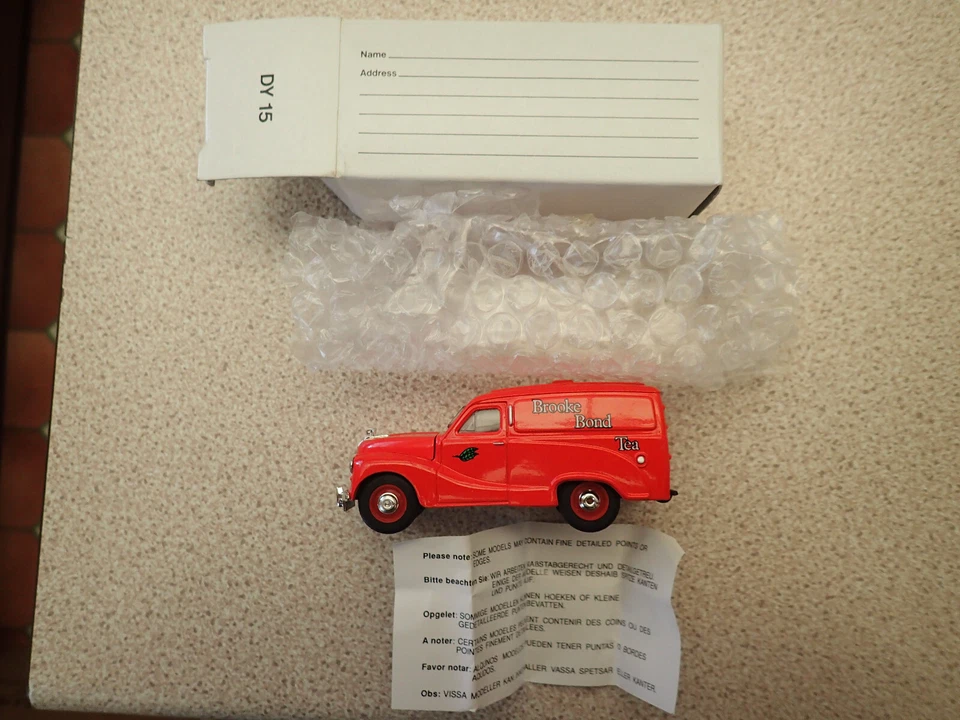 Matchbox Dinky Toys 1/43 Scale DY-15 Austin A40 GV4 10 GWT Van Brooke Bond Tea