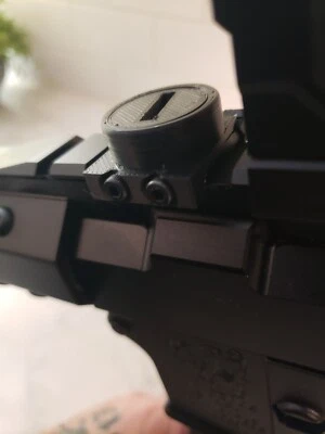 SPECTRE3D {2 PACK} Picatinny Rail CR2032 Battery Holder(BATTERIES INCLUDED)