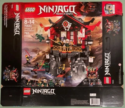 EMPTY BOX ONLY, NO LEGOS! - LEGO Ninjago - Temple of Resurrection - 70643 - Image 1 of 2