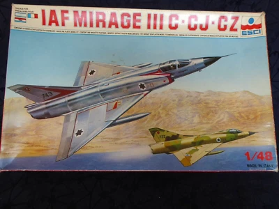 Esci 4047, 1:48 Modello Di Aereo DASSAULT-BREGUET MIRAGE III C - Immagine 1 di 4