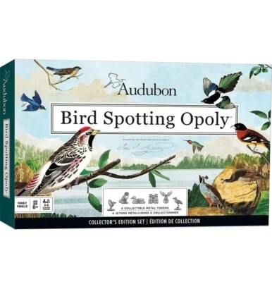 Audubon Bird Spotting Opoly Juego de Mesa Edición Coleccionista Set Nuevo Foto 1 de 3