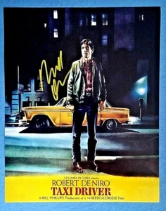 ROBERT DE NIRO 'TAXI DRIVER' SIGNED COLOURED PHOTO COA - Picture 1 of 1
