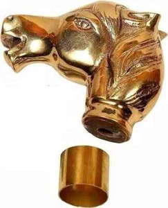 Nautical Brass Horse head walking stick Handle Horse canes handle - Bild 1 von 7