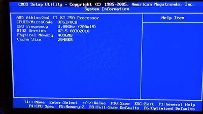 Mainboard MSI GF615M-P33 (MS 7597 V1.3) So. AM3 mit Athlon II X2 250 + 4GB RAM - Bild 1 von 3