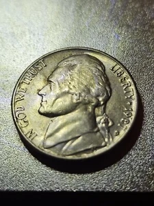 1987 D JEFFERSON NICKEL With 5-, YES FIVE! Errors Die Crack, Etc. SEE PICS!! - Picture 1 of 7