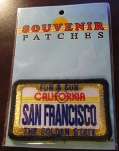 San Francisco, CA Souvenir Patch - 1994 California License Plate - Picture 1 of 1