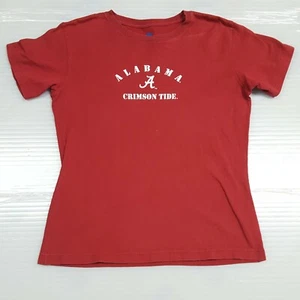 Alabama Crimson Tide Shirt Womens Large Red Pullover Crew Neck Football - Picture 1 of 9