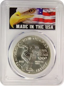 1983-D PCGS MS69 Olympic Commemorative Dollar (USA Label) - Picture 1 of 1