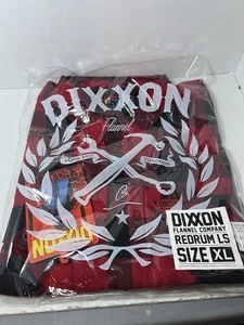 DIXXON Shirt Mens XL Redrum 10YR Red Plaid Flannel L/S Shining Danny Horror NEW - Picture 1 of 6