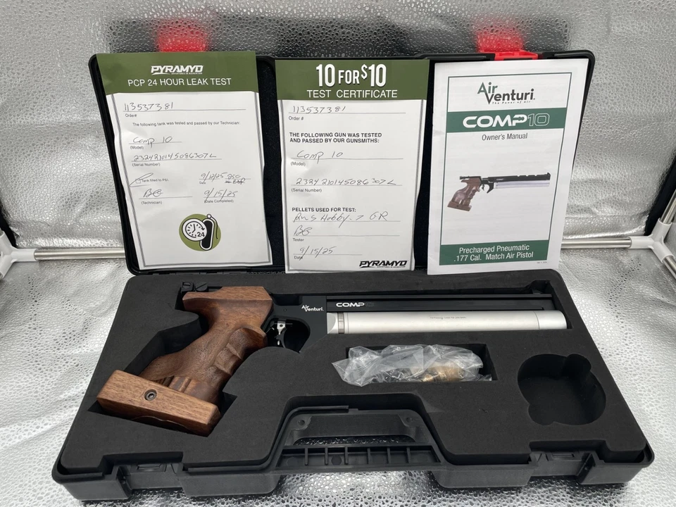 Pistola de aire comprimido Air Venturi Comp10 Match PCP nueva (ver descripción) Foto 1 de 4