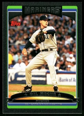 Gil Meche Seattle Mariners 2006 Topps Black #236 SN /55 - Image 1 of 2