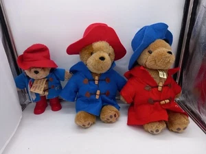 3x Paddington Bear Plush Rainbow Designs 2014 & 2020 Soft Toy Collectable Bundle - Picture 1 of 23