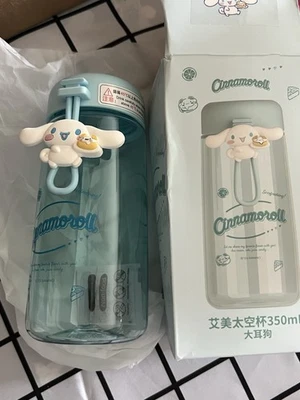 Garrafa de água transparente Tritan 350 ml Sanrio Cinnamoroll - Imagem 1 de 3