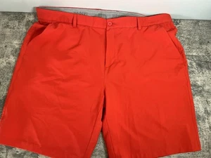 Hreski Mens Golf Shorts Size 42 Red Performance Stretch Pockets Nonslip - Picture 1 of 4