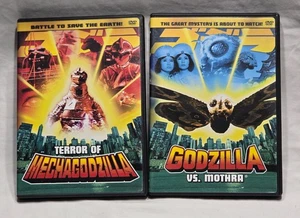 Godzilla vs Mothra + Terror of Mechagodzilla 2 OOP DVDs Toho Kaiju Cult Classics - Imagen 1 de 6
