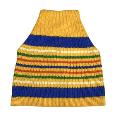 De Colección Wigwam Tejido Sombrero Gorro Retro Esquí Arco Iris Rayas Rojo Azul Amarillo Hecho en EE. UU. Foto 1 de 4