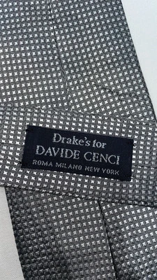 Cravatta Drake’s for Davide Cenci 100% Seta - Immagine 1 di 4