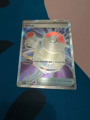 Switch 123/094 Phantasmal Flames Ultra Rare Full Art Holo Pokemon TCG NM - Image 1 of 4