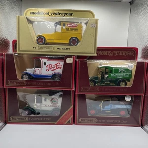 Konvolut 5 Matchbox Models of Yesteryear Neu Die-Cast 1:38 Heinz Perrier Pepsi - Bild 1 von 19