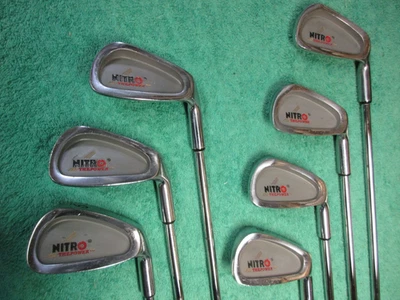 Nitro The Power Irons 3 thru 9 (7 Clubs) Very Lite Use - Excellent Grips - Image 1 of 4