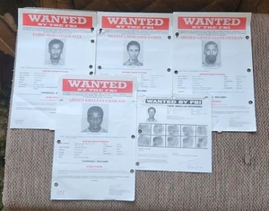 Ally Fadhil Swedan Mohammed FBI Wanted Posters Terrorist US Embassy Bombings Lot - Picture 1 of 21