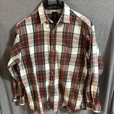 Camisa Redhead BassPro Ultimate Franela L/S Botón Vacaciones Marfil Para Hombre Grande Foto 1 de 4