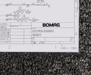 Bomag Cold Planer BM 600-15 Electrical Wiring Diagram Manual - Picture 1 of 1