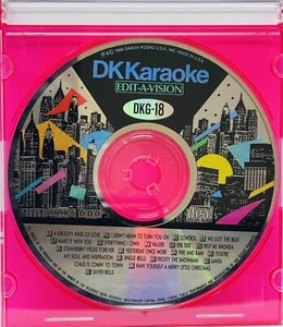 DK KARAOKE DKG-18 - ORIGINAL EDIT-A-VISION CD+G - VERGRIFFEN!!! - Bild 1 von 1