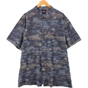 Big size Harley-Davidson all-over palm tree Hawaiian aloha shirt made in USA... - Picture 1 of 5