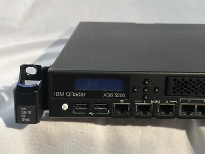 IBM QRadar Network Security XGS5200 5122-71T E3-1275v5 3.6Ghz 64GB RAM 240GB SSD - Image 1 of 4