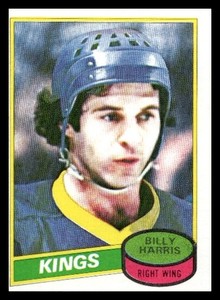 1980 Topps #46 Billy Harris Los Angeles Kings  Hockey card