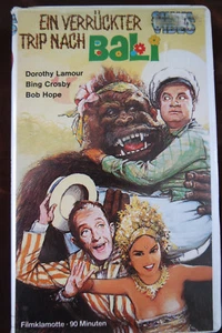 Ein verrückter Trip nach Bali - Bob Hope / Bing Crosby SILWA 50er VHS Video xx - Imagen 1 de 2