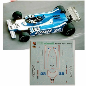 Decals Calcas 1:43 Slot F1 GP Ligier JS 11 F1 1979 Depailler-Lafitte - Bild 1 von 2