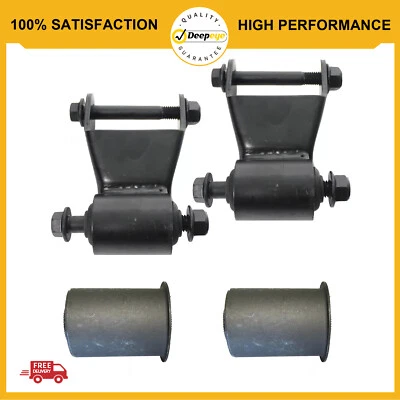 Leaf Spring Shackles and Front eye bushings for 01-10 Silverado Sierra 2500HD Foto 1 de 4