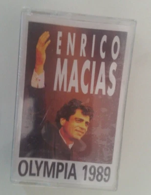 ENRICO MACIAS olympia 1989 RARE ISRAELI MINT CASSETTE - Image 1 of 2