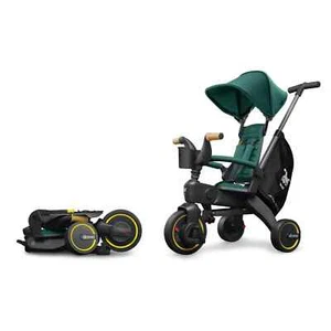 Doona Liki Trike S5 - Triciclo de empuje plegable, verde carreras. Nuevo - Imagen 1 de 12