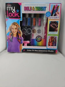 Cra Z Art Color Fx Hair Extensions Studio Color & Glitter Hair Extension Set New - Picture 1 of 5