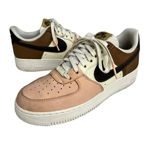 Nike Air Force 1 Neopolitan Schuhe Größe 10,5 rosa braun weiß '07 LV8 Turnschuhe - Bild 1 von 16
