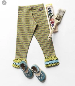 Leggings Matilda Jane Pintura por Números Esmeralda Argyle Talla 12 Nuevos con Etiquetas - Imagen 1 de 3