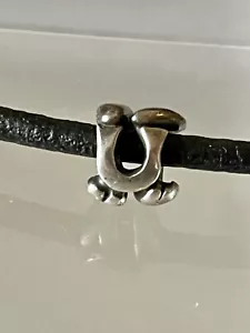 Trollbeads 🍀 Buchstabe U mit Herzen 🍀 retired, LAA 925s - Bild 1 von 7