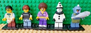 Lego Collectible Minifigs Lot Disco Diva, Cyclops, Sad Clown, Gamer Guy, + MORE - Picture 1 of 4
