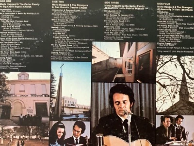 MERLE HAGGARD w/Bonnie Owen & Carter Family Land Of Many Churches 2 LPs+bonus CD - Image 1 of 4