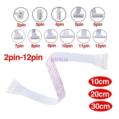 JST-XH2.54mm Pitch Connector Cable Female to Female 2/3/4/5/6/7/8/9/10/11/12 Pin - Image 1 of 4