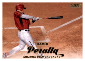 2017 Stadium Club Gold Foil David Peralta Insert Parallel PWE Diamondbacks #87 - Picture 1 of 2