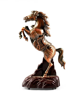 Antikes Pferd | kupferfarben Deko - Bild 1 von 3