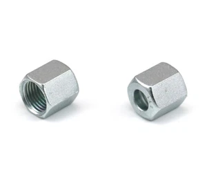 100x Überwurfmutter-Für Rohr Ø 6 mm-Stahl-Bauform: LL-Zentralschmierung - Bild 1 von 1