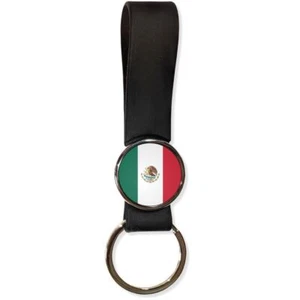 Mexico Flag Silicone Loop Key Ring (35mm x 120mm) - Picture 1 of 8