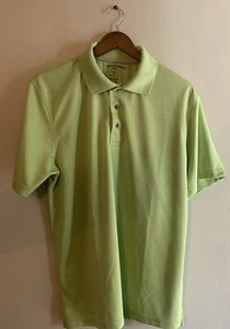 Cross & Winsor Golf Poloshirt Herren hell limettengrün Perf atmungsaktiv Medium - Bild 1 von 4