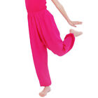 Kids Boys Girl Solid Loose Harem Pants Bloomers Yoga Dance Sport Long Trousers