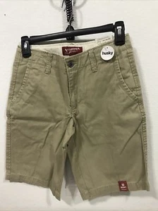 ARIZONA JEAN CO - BOYS - CHINO SHORTS - BEIGE - SIZE 10 HUSKY - NWT  (2-TW-2564) - Picture 1 of 6
